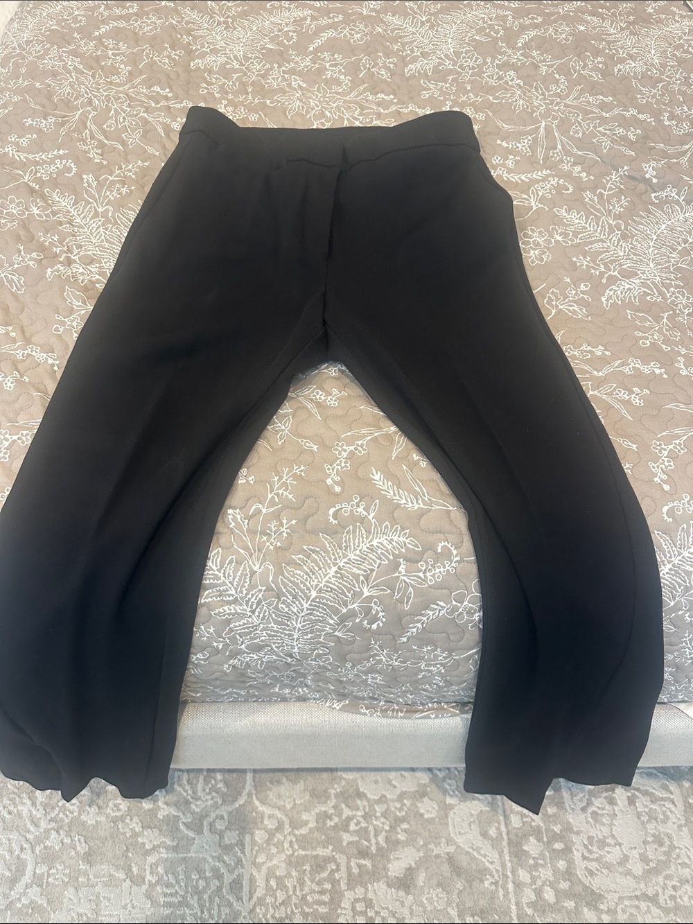 DKNY Black Wide-Leg Women's Pants